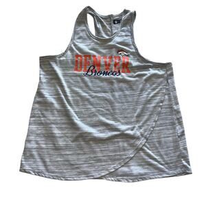 NFL Team Apparel Denver Broncos Women's LG Tank Top